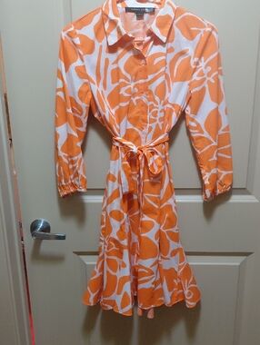 cynthia steffe orange dress Pink and orange dress